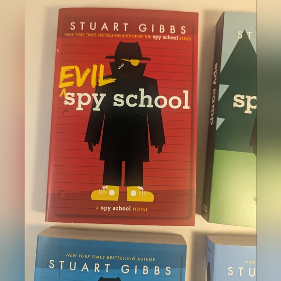 Stuart Gibbs Spy School Chapter Books 4 books English Paperback - Picture 5 of 14